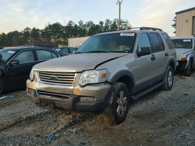 1FMEU63E56UA55772 - 2006 FORD EXPLORER X GOLD photo 2