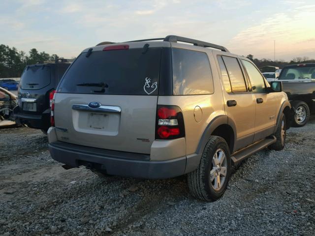 1FMEU63E56UA55772 - 2006 FORD EXPLORER X GOLD photo 4