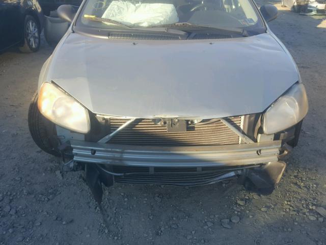 1B3EL46T85N611539 - 2005 DODGE STRATUS SX SILVER photo 7