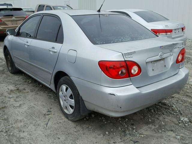 1NXBR32E67Z863523 - 2007 TOYOTA COROLLA CE SILVER photo 3