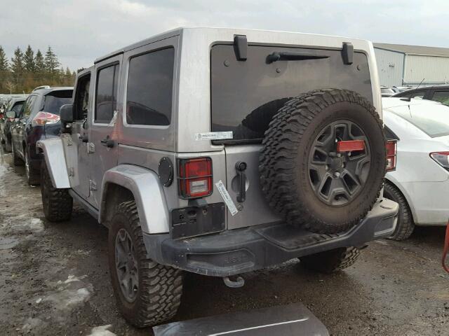 1C4BJWEG9HL540407 - 2017 JEEP WRANGLER U SILVER photo 3