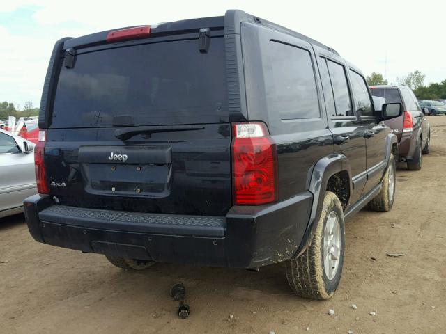 1J8HG48K57C669233 - 2007 JEEP COMMANDER BLACK photo 4