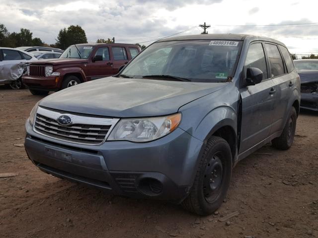 JF2SH61679H705224 - 2009 SUBARU FORESTER 2 GREEN photo 2