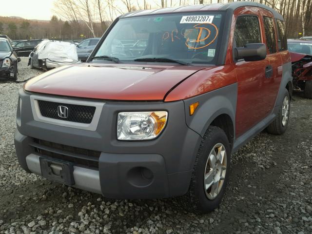 5J6YH28355L027815 - 2005 HONDA ELEMENT LX ORANGE photo 2