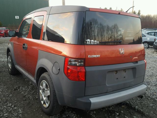 5J6YH28355L027815 - 2005 HONDA ELEMENT LX ORANGE photo 3