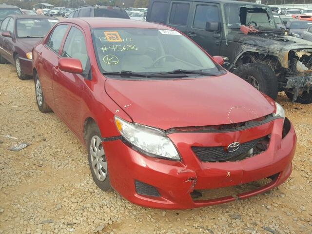 2T1BU40E79C145636 - 2009 TOYOTA COROLLA BA RED photo 1