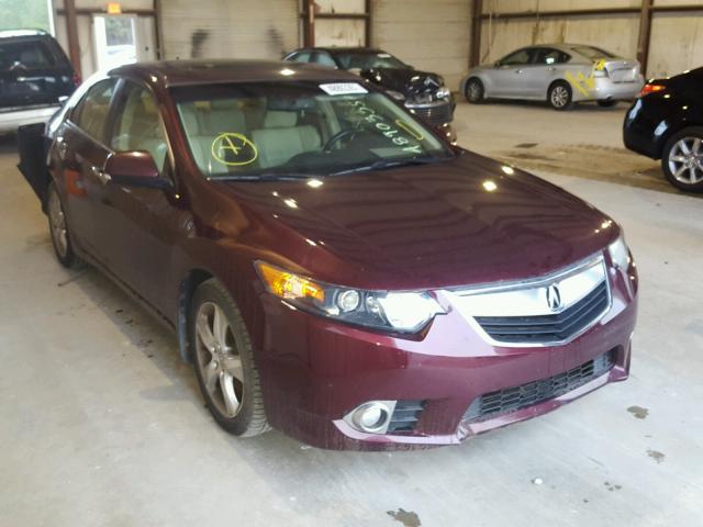 JH4CU2F6XCC008732 - 2012 ACURA TSX TECH BURGUNDY photo 1