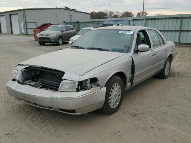 2MEFM75V67X633544 - 2007 MERCURY GRAND MARQ SILVER photo 2