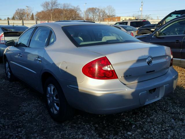 2G4WC532151258093 - 2005 BUICK LACROSSE C SILVER photo 3