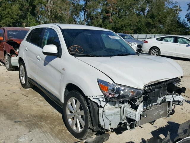 4A4AP4AU5DE005950 - 2013 MITSUBISHI OUTLANDER WHITE photo 1