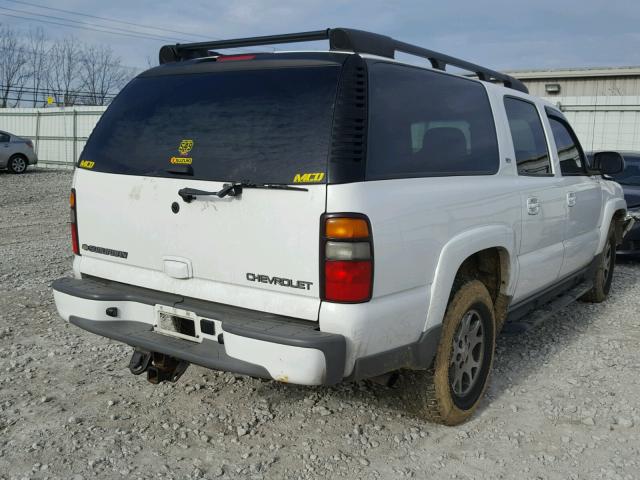 3GNFK16Z95G291804 - 2005 CHEVROLET SUBURBAN K WHITE photo 4