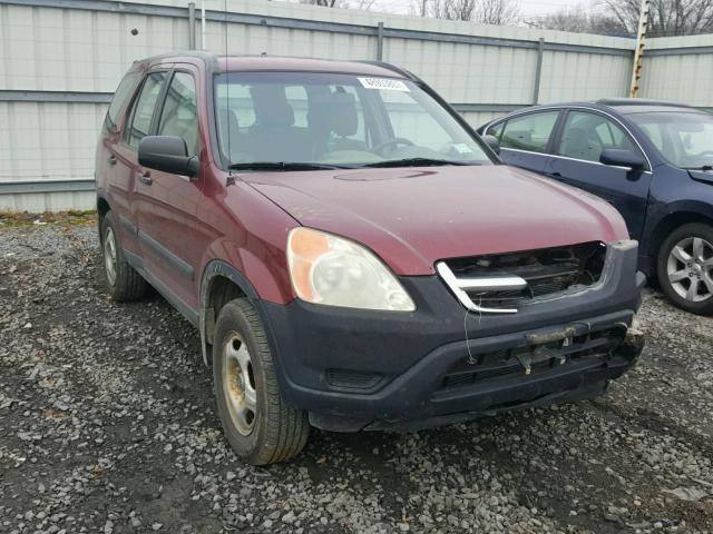 SHSRD78514U255048 - 2004 HONDA CR-V LX BURGUNDY photo 1