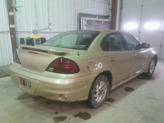 1G2NF52E84M673535 - 2004 PONTIAC GRAND AM S GOLD photo 4