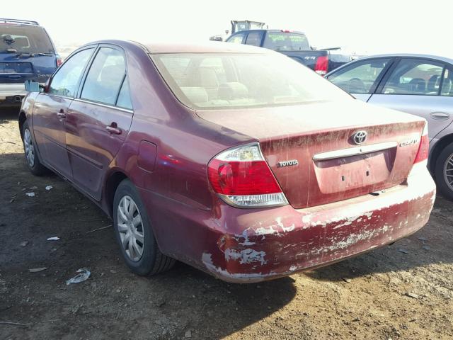 4T1BE30K25U072133 - 2005 TOYOTA CAMRY LE MAROON photo 3