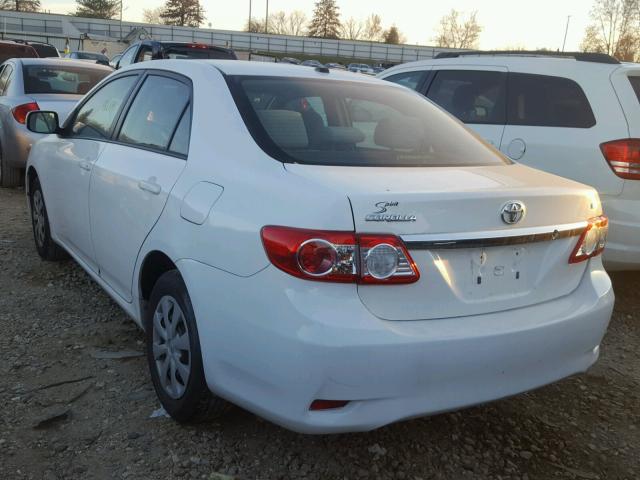 JTDBU4EE4BJ099069 - 2011 TOYOTA COROLLA BA WHITE photo 3