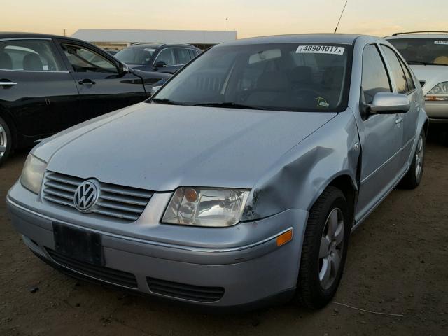 3VWSK69M45M056214 - 2005 VOLKSWAGEN JETTA GLS SILVER photo 2