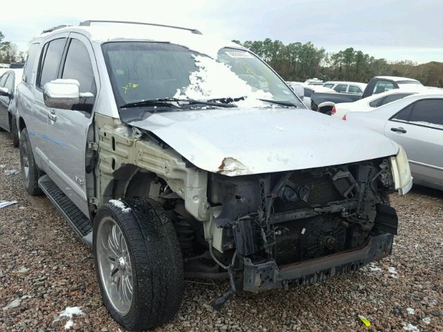 5N1AA08B65N711764 - 2005 NISSAN ARMADA SE SILVER photo 1