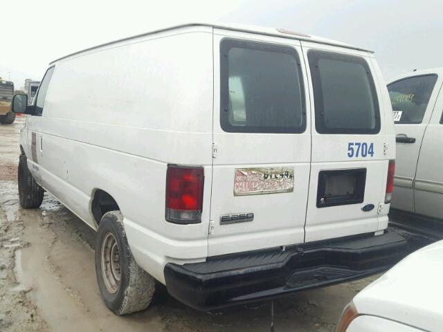 1FTNE24L18DA45704 - 2008 FORD ECONOLINE WHITE photo 3