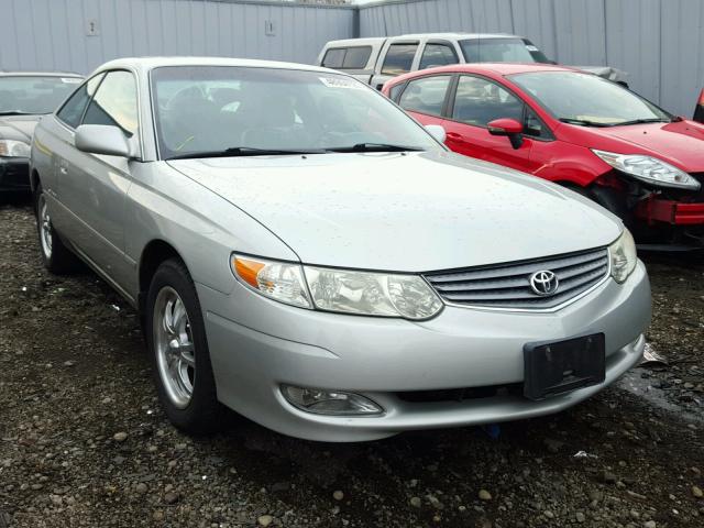 2T1CF28P03C606594 - 2003 TOYOTA CAMRY SOLA SILVER photo 1