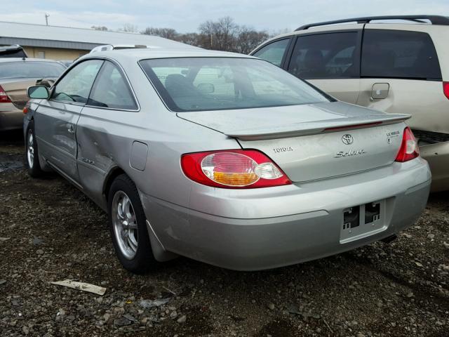 2T1CF28P03C606594 - 2003 TOYOTA CAMRY SOLA SILVER photo 3