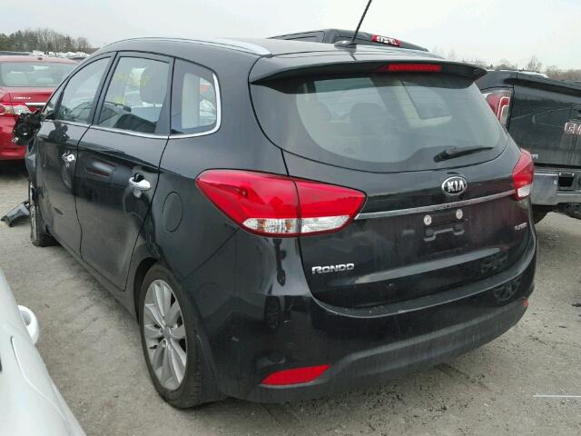 KNAHU8A3XG7126489 - 2016 KIA RONDO BLACK photo 3