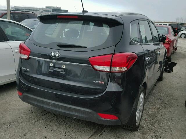 KNAHU8A3XG7126489 - 2016 KIA RONDO BLACK photo 4