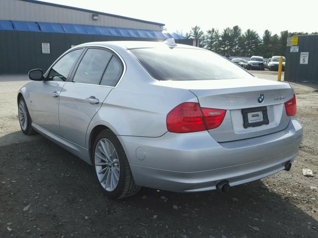 WBAPN7C57BA781741 - 2011 BMW 335 D SILVER photo 3