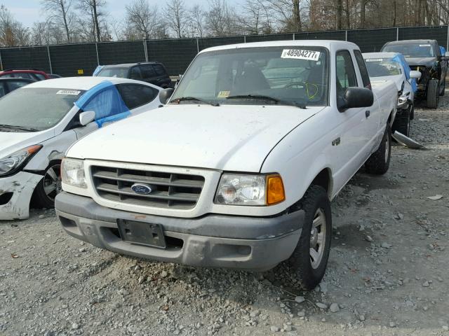 1FTYR14V13PB39831 - 2003 FORD RANGER SUP WHITE photo 2