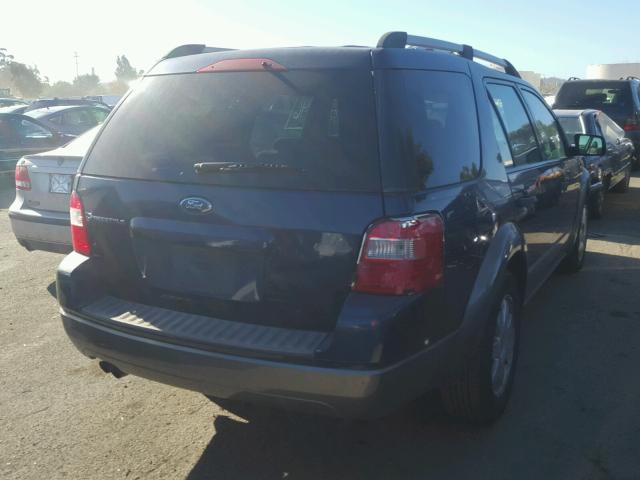 1FMDK01195GA10183 - 2005 FORD FREESTYLE BLUE photo 4