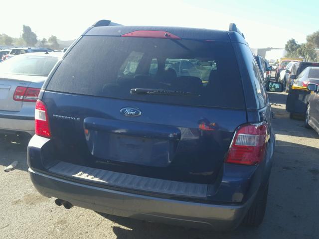 1FMDK01195GA10183 - 2005 FORD FREESTYLE BLUE photo 9