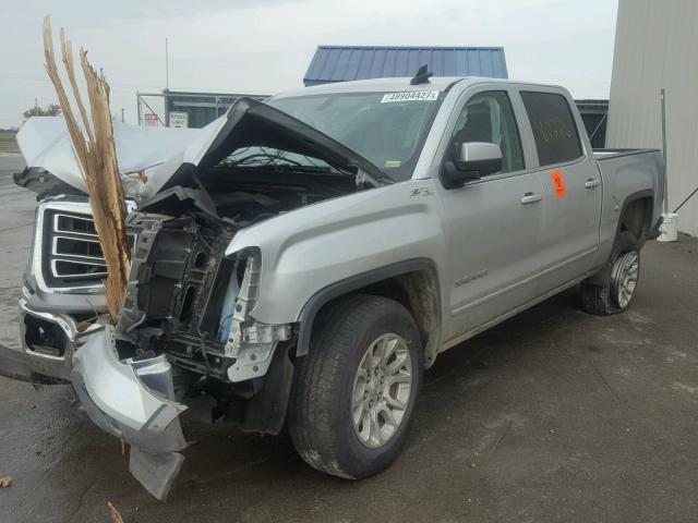 3GTU2UEC6FG249316 - 2015 GMC SIERRA K15 SILVER photo 2