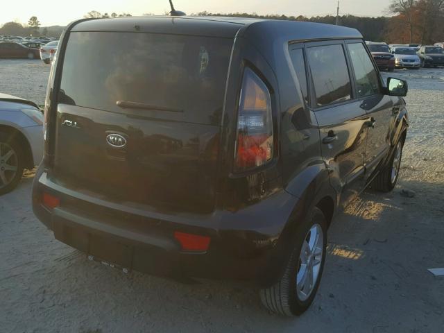 KNDJT2A27B7711437 - 2011 KIA SOUL + BLACK photo 4