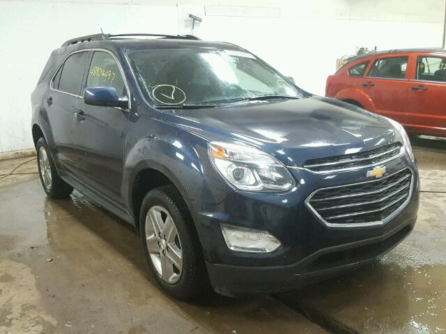 2GNALCEK7G1124683 - 2016 CHEVROLET EQUINOX LT BLUE photo 1