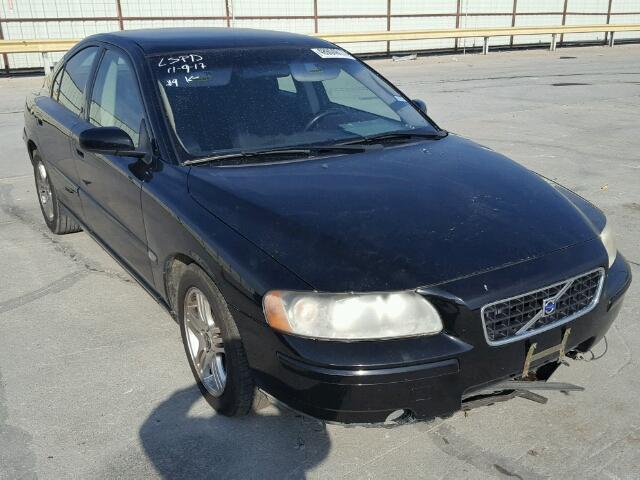 YV1RS592362502866 - 2006 VOLVO S60 2.5T BLACK photo 1