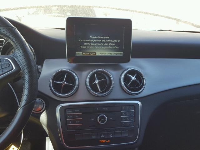 WDCTG4EBXHJ296185 - 2017 MERCEDES-BENZ GLA 250 WHITE photo 9