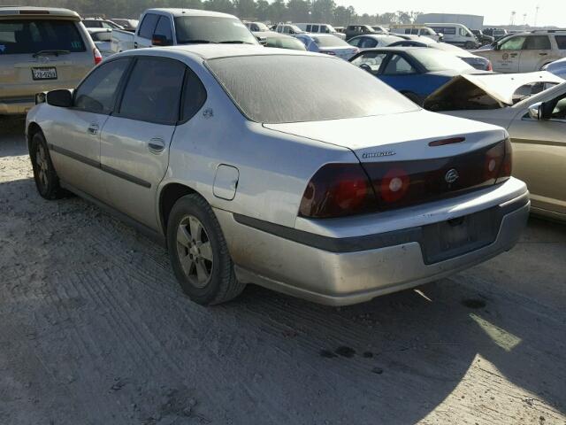 2G1WF52E729170999 - 2002 CHEVROLET IMPALA SILVER photo 3