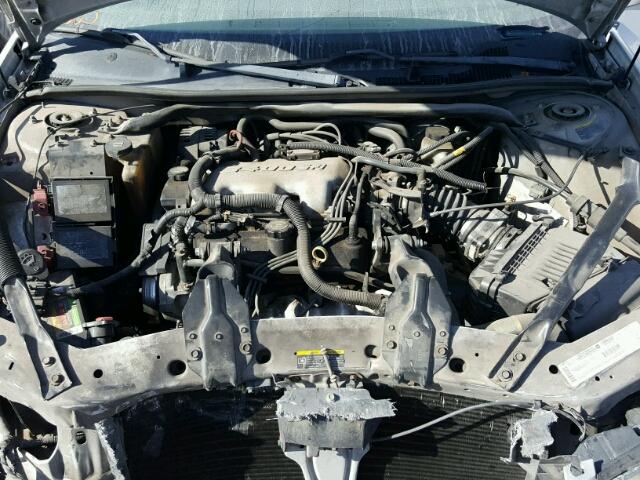 2G1WF52E729170999 - 2002 CHEVROLET IMPALA SILVER photo 7