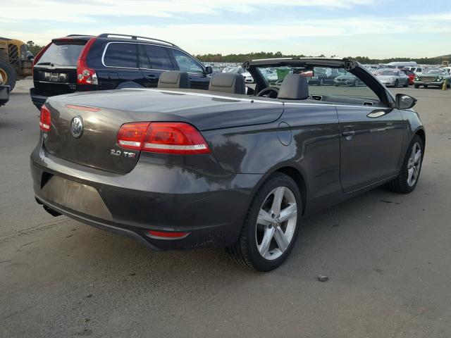 WVWFW7AH9CV000575 - 2012 VOLKSWAGEN EOS LUX GRAY photo 4