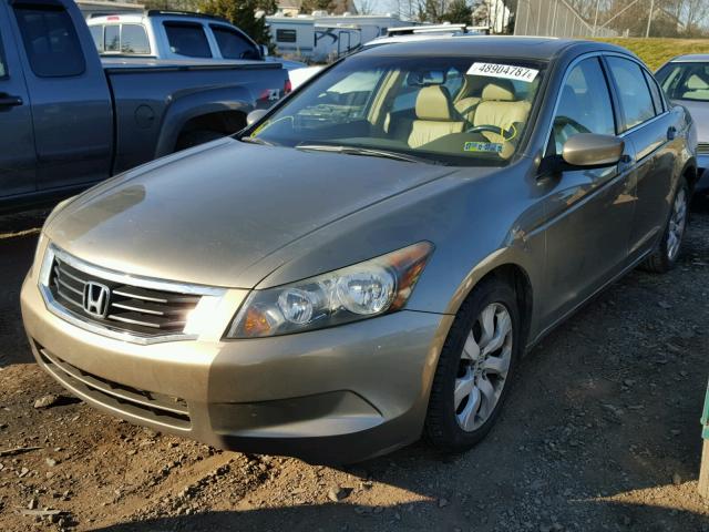 1HGCP26808A043455 - 2008 HONDA ACCORD EXL TAN photo 2