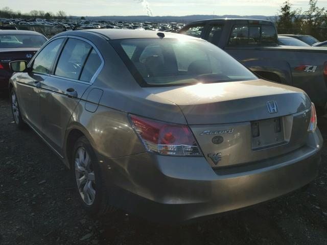 1HGCP26808A043455 - 2008 HONDA ACCORD EXL Qəhvəyi foto 3