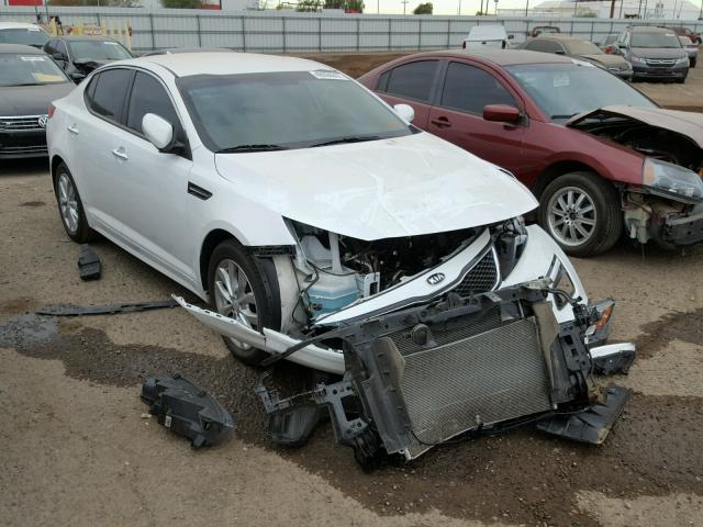 5XXGN4A79FG359244 - 2015 KIA OPTIMA EX WHITE photo 1