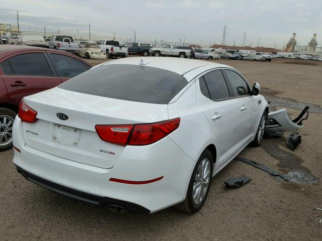 5XXGN4A79FG359244 - 2015 KIA OPTIMA EX WHITE photo 4