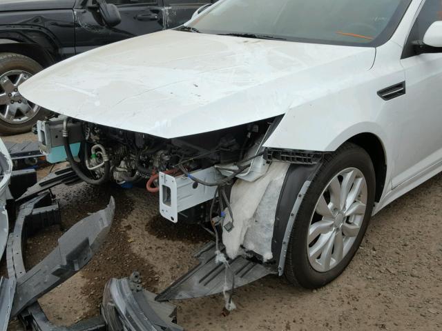 5XXGN4A79FG359244 - 2015 KIA OPTIMA EX WHITE photo 9