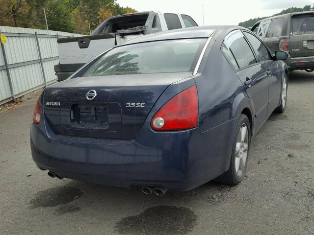 1N4BA41E65C848113 - 2005 NISSAN MAXIMA SE BLUE photo 4