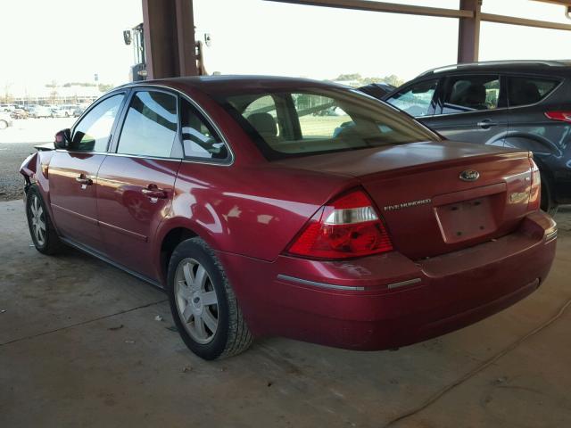 1FAFP23165G106303 - 2005 FORD FIVE HUNDR RED photo 3
