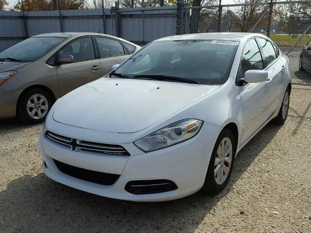 1C3CDFDH5ED860243 - 2014 DODGE DART SE AE WHITE photo 2