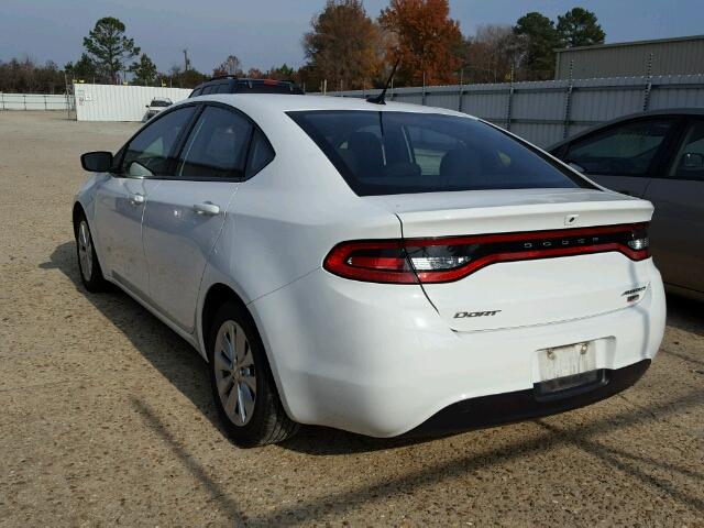 1C3CDFDH5ED860243 - 2014 DODGE DART SE AE WHITE photo 3