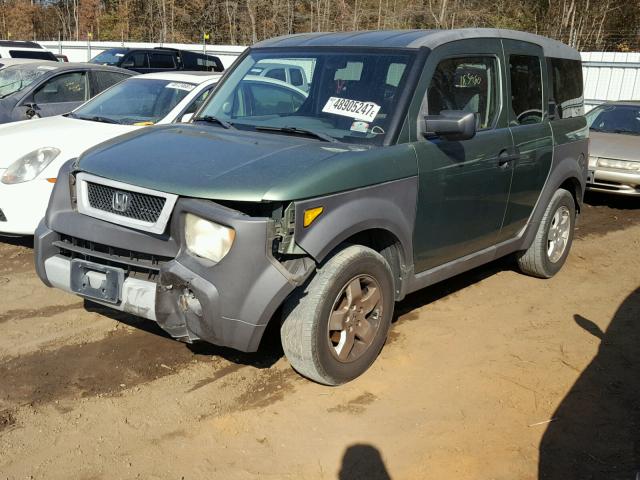 5J6YH18593L016003 - 2003 HONDA ELEMENT EX GREEN photo 2