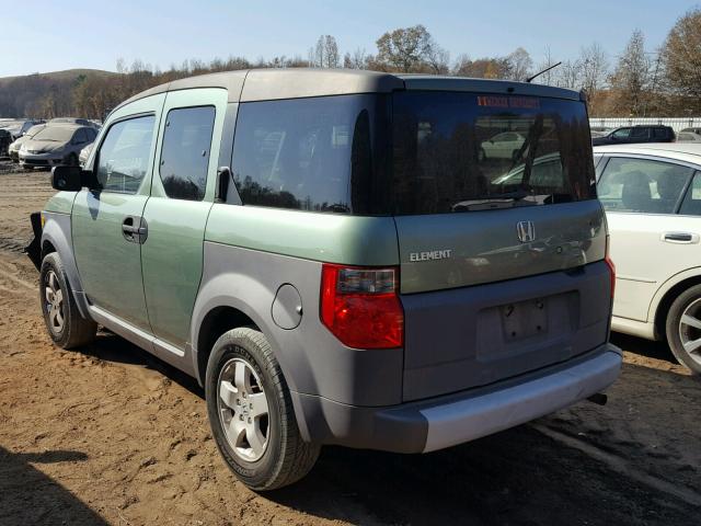 5J6YH18593L016003 - 2003 HONDA ELEMENT EX GREEN photo 3