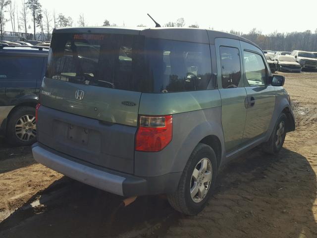 5J6YH18593L016003 - 2003 HONDA ELEMENT EX GREEN photo 4